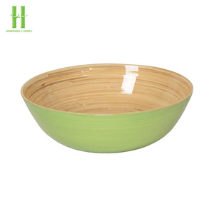 BEST SELLER Ensemble de bols en bambou jetables de haute qualité, motif rond, pour la décoration de la maison et le camping - Commerce de gros au Vietnam - Product Image 3