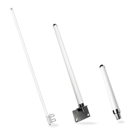 Antennes Omnidirectionnelles Blanches Multibandes Verticales Extérieures en Fibre de Verre WiFi Lora GSM 4G 5G