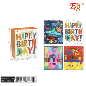 7 \ "X9 \" X4 \ "sacchetto regalo di compleanno 144PC/Cs per bomboniere - Product Image 1