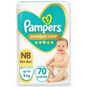 Pañales Premium Pampers para Bebé, Todos los Tamaños, desde Recién Nacido hasta XXL, Ultra Suaves, Desechables, al por Mayor - Product Image 5