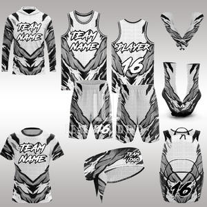 Conjunto de ropa deportiva de baloncesto personalizado, kits de baloncesto personalizados asequibles, conjunto de uniforme de baloncesto personalizado - Product Image 1