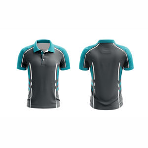 Chemise de golf de haute qualité respirante imprimée à séchage rapide ajustée en polyester et élasthanne avec logo personnalisé par sublimation Broderie de luxe décontractée - Product Image 3