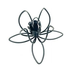 Acogedor candelabro de metal con tema de boda para un ambiente romántico y una elegante Decoración de mesa - Product Image 1