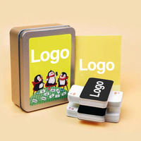 Jeu de cartes de société personnalisé cartes de jeu personnalisées fête couleur jeu Poker carte à jouer avec boîte