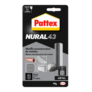 Nural 43 Masilla Ricostruttore per Metalli in Barra 48 Grammi - Product Image 1