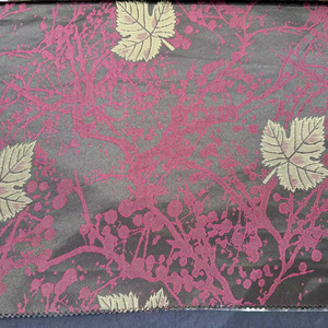 Tela de Satén Jacquard Brocado Ultra Suave 100% Poliéster, Secado Rápido, Transpirable, con Hilo Metálico, Peso Medio, para Prendas y Abayas (PK-1333) - Product Image 1