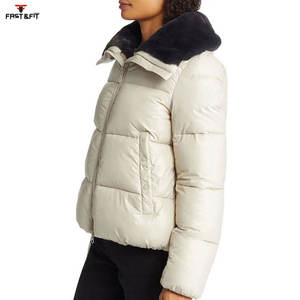 Meilleures ventes de vestes coupe-vent longues en coton imperméable et respirant pour femmes de grande taille avec logo personnalisé fabriquées au Pakistan - Product Image 3