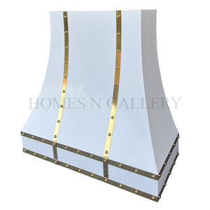 Cubierta de campana de cocina de acero inoxidable personalizada de alta calidad cubierta de campana de cocina montada en la pared para uso doméstico al aire libre hecha en la India - Product Image 4