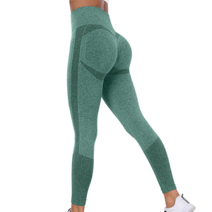 Meilleures ventes Collants de compression pour l'entraînement Leggings de sport pour femmes Nouveauté 2026 Pantalons de yoga sans couture taille haute pour vêtements de fitness - Product Image 4