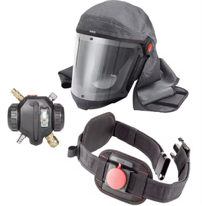 NUOVO Set di Protezione Respiratoria SAaTA Air Vision 5000 in Carbonio, Visiera Antiappannamento, Protezione UV, Lente Antigraffio e Antipolvere - Product Image 1