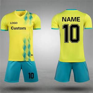 ชุดเสื้อฟุตบอลพิมพ์ลายระเหิดพร้อมกางเกงขาสั้นเสื้อกีฬาฟุตบอลพิมพ์ลายดิจิทัลผ้าโพลีเอสเตอร์100% 2025 - Product Image 2