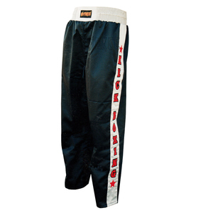 Custom Logo Kickboxing Pants Satin <b>Trousers</b> Martial Arts <b>Karate</b> Full Contact <b>Trouser</b> - Product Image 2