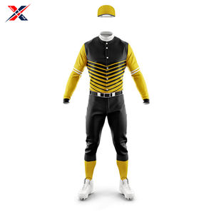 2025 nouveau Design Baseball uniforme meilleur tissu matériel Machine point longue durée porter pour adulte équipe taux abordable - Product Image 6