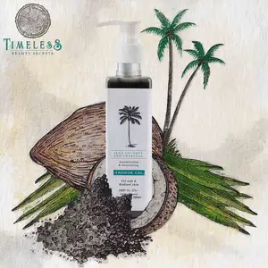 TIMELESS Beauty SECRETS PUREJAVA COCONUT and CHARCOAL Anti MICROBIAL & DETOXIFYING Hand & BODY Shower Gel Ingredients Natural 03