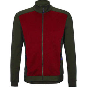 Veste Sherpa d'hiver pour homme avec tissu polaire doux et respirant en toile mélangée doublure en maille polyester poche poitrine zippée - Product Image 2