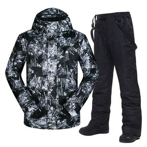 New Winter Men Ski <b>Suit</b> Skiing Jacket Snowboarding Pants Sets <b>Snow</b> Wear Waterproof Breathable Quick Dry 100% Polyester Outdoor - Product Image 5