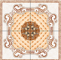 Tapis carrelage 3d en céramique, porcelaine polie, couleur d'artiste, carrelage de sol émaillé, céramique 3d 396x396mm