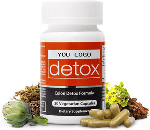 Capsules végétariennes sans gluten de haute qualité 30 Capsules détox pour le nettoyage du côlon pour favoriser la perte de poids et la santé intestinale - Product Image 1