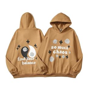 Jersey con capucha clásico de Pakistán al por mayor, logotipo personalizado, talla grande, algodón de talla grande para hombre, Sudadera con capucha con estampado en 3D para invierno - Product Image 1