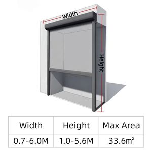 Store à enrouleur motorisé extérieur 2M 3M 4M 5M 6M, protection <span class=keywords><strong>de</strong></span> la vie privée, zipscreen pour véranda, pergola, jardin, portes <span class=keywords><strong>de</strong></span> <span class=keywords><strong>garage</strong></span> - Product Image 2