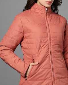 2025 venta al por mayor personalizado ajustable cordón Sudadera con capucha de manga larga Puffer Bomber chaquetas mujeres chaqueta con capucha uso al aire libre de secado rápido - Product Image 1