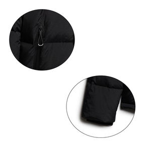 Chaqueta Acolchada Reversible para Hombre, Talla Grande, 2024, Cortavientos, con Capucha y Cremallera, Forro de Piel de Oveja, Logotipo Personalizado, Tejido de Punto, para Invierno - Product Image 2