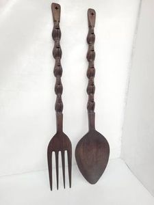 Set of 2 Flatware Handmade Wooden Cutlery Set Perfect for Fast Food and Wedding Special Occasion Tableware in India by ACMi - Product Image 2