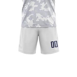 Uniforme de Fútbol Personalizado para Equipos de Verano |   Conjunto de Pantalones Cortos Deportivos OEM ODM, 100% Poliéster, Secado Rápido, Ligeros - Product Image 6