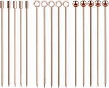 Eco Friendly Metal Olive Picks Stainless Steel Reusable Skewers Multipurpose Home Bar Party Tools - Product Image 5