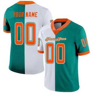 เสื้อฟุตบอลแบบอเมริกันของผู้ใหญ่เสื้อ100% ผ้าโพลีเอสเตอร์แบบแห้งเร็วไซส์ XL ออกแบบได้ตามต้องการ - Product Image 2