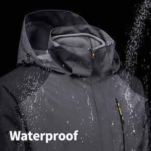 Wholesale Men Polyester Bubble <b>Jacket</b> Waterproof Windproof Hooded Outdoor Sports Hiking <b>Running</b> <b>Lightweight</b> ODM Custom Outerwear - Product Image 4