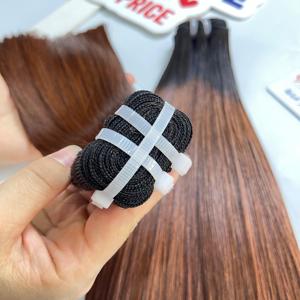 PRODUCTO SUPERIOR Extensiones de cabello liso natural con trama de color Ombre, cabello vietnamita de alta calidad, listo para enviar - Product Image 2