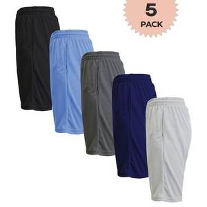Lot de 5 shorts en maille légère et respirante pour hommes - Product Image 5
