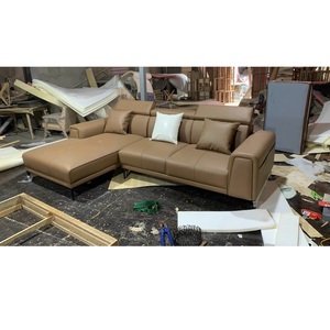Sofá de cuero de alta calidad, tapicería de Silla, superventas, moderno, tradicional, ajustable, VietnamLiving, Hotel, Villa, sofás de habitación - Product Image 1