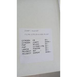 Filtro Anti-Polline FIAT Scudo 2a Serie (04>06) ZAF-464F Benzina - Product Image 5