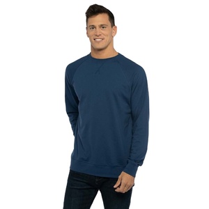 Sweat-shirt unisexe à col rond Next Level 9000, manches longues, polaire décontracté, vente en gros, coton doux, polaire à col montant - Product Image 1