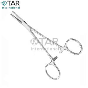 Halsted Mosquito Hemostatic Forceps 1x2 Dientes Rectos 14,0 cm Fórceps quirúrgicos de alta calidad instrumentos médicos vasculares arteriales - Product Image 4