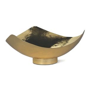 Fait à manger délicieux laiton cuivre acier plat bol kadai pièce maîtresse pour mariage hôtel et restaurants miroir bol avec poignée - Product Image 2