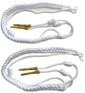 Aiguillette tactique de luxe sur mesure avec épingle de sûreté, en fil de bullion, couleurs personnalisées et service OEM - Product Image 1