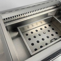 Grill coréen sans fumée au charbon de bois, barbecue de restaurant