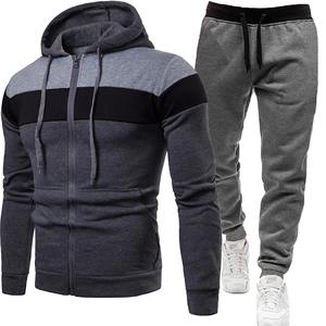 Ensembles de survêtement pour hommes, sweat à capuche et pantalon pour femmes, couleur unie, pull à capuche + pantalon, ensembles de vêtements de sport décontractés pour hommes - Product Image 1
