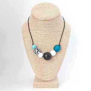 Collier en bois de style américain moderne Meilleures ventes de perles en bois réfléchies Perles rondes en bois - Product Image 5