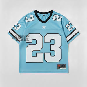 Camiseta deportiva de gran tamaño holgada de fútbol para mujer, camiseta de fútbol personalizada con estampado de sublimación de tela transpirable de secado rápido - Product Image 6