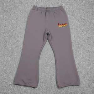 Rainbow Spray Low Moq Custom Own Logo Loose <b>Y2K</b> Wide-leg Curved Casual <b>Pants</b> for Men Spring Baggy Blank Sporty Men's Sweatpants - Product Image 1