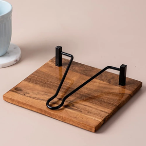 High Quality Wooden and Iron Napkin <b>Holder</b> Table and <b>Kitchen</b> Dining <b>Tissue</b> Box for Hotel and Restaurant Use - Product Image 3