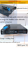Traitement DSP Allemagne DSP amplificateur de puissance amplificateur de puissance audio intégré DFM Allemagne DSP FIR pour subwoofer line array haut-parleur