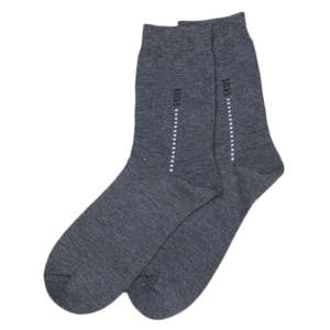 Men's <b>Socks</b> - <b>Grey</b> - Product Image 1