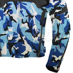 Waterproof Flame-Retardant Windproof Stand Collar Plus Size <b>Camo</b> Printing Nylon/Polyester/Cordura Motorcycle <b>Jacket</b> for Adults - Product Image 5