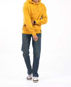 เสื้อฮู้ดผ้าฝ้าย100% แขนยาวมีเชือกรูดสำหรับฤดูใบไม้ร่วง - Product Image 1