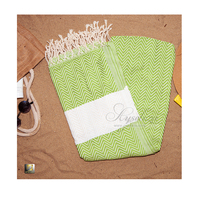 MONACO PESHTEMAL SERVIETTE 100% COTON TURC PLAGE SPA GYM YOGA PIQUE SERVIETTE 100*180 CM RAYURE PESHTAMAL